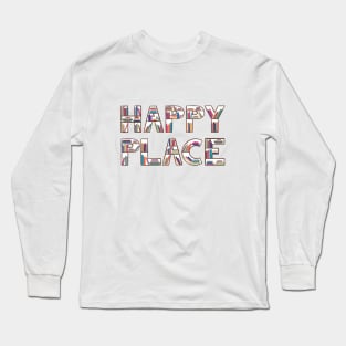 Happy Place Bookcase Long Sleeve T-Shirt